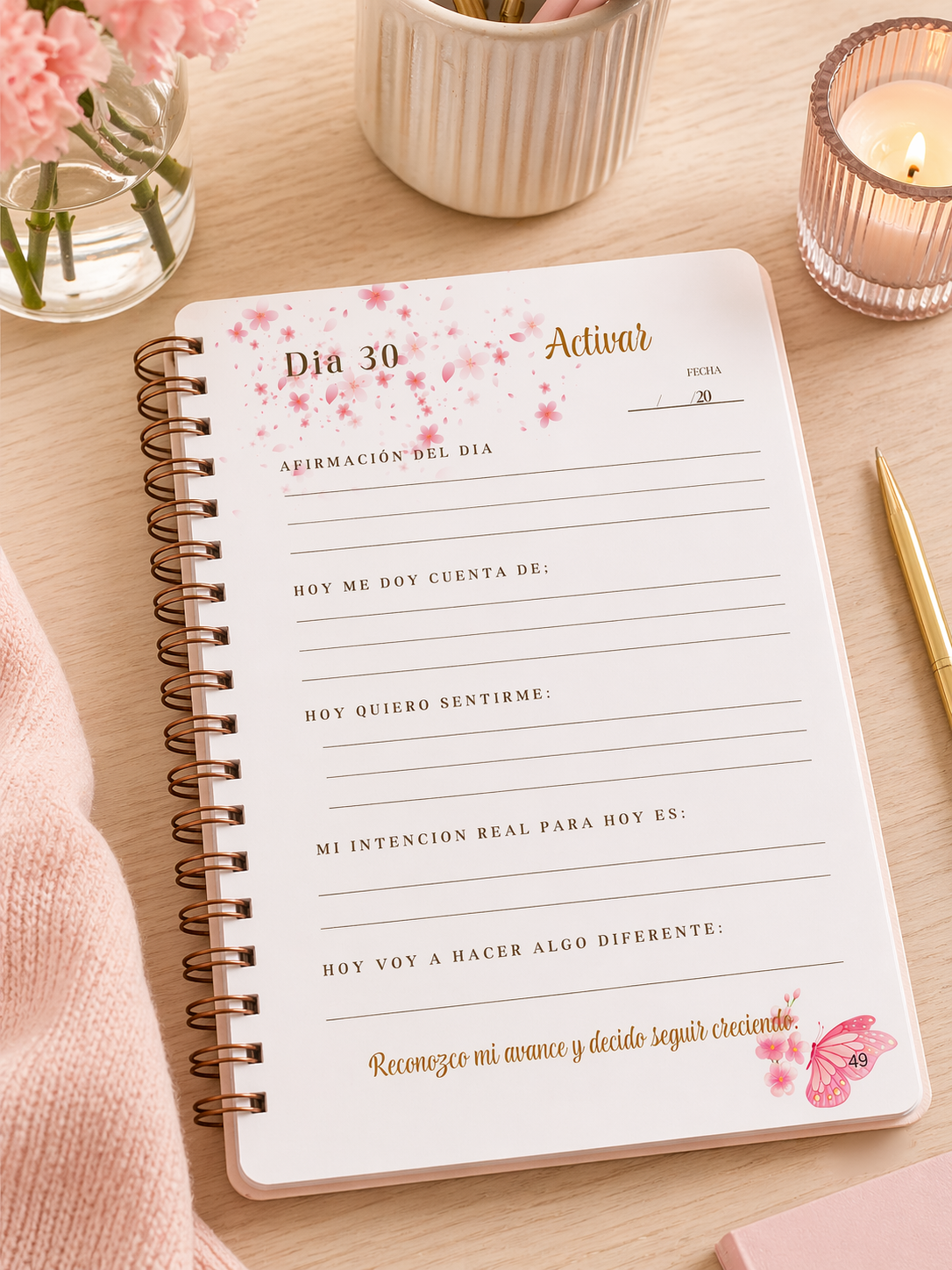 Diario de Belleza Emocional | 30 días para recuperar claridad y liderazgo personal
