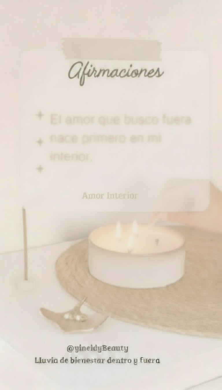 Set de Afirmaciones YineidyBeauty – Amor Propio, Suficiencia y Amor Interior (PDF imprimible)