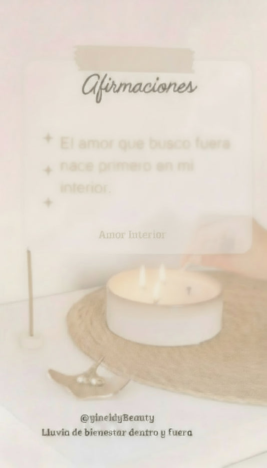 Set de Afirmaciones YineidyBeauty – Amor Propio, Suficiencia y Amor Interior (PDF imprimible)